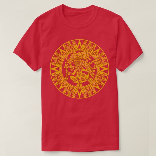 古代武アステカ士 Tシャツ (デザイン正面)