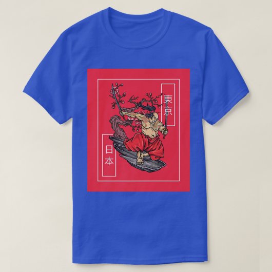 古代武日本の士の東京 Tシャツ (デザイン正面)