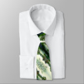 古代武日本の士サテンの風景模様 ネクタイ (タイ)