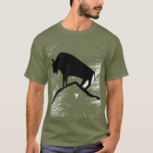 古代洞窟動物バッファロー Tシャツ