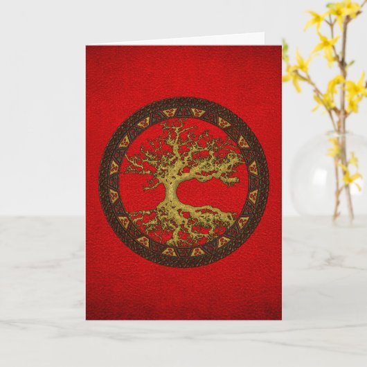 古代生命の木 カード (黄色い花)