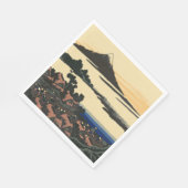 古代甲斐国 |葛飾北斎スケッチ スタンダードランチョンナプキン (角)