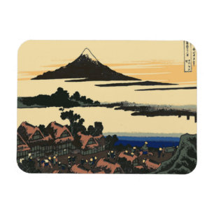 古代甲斐国  葛飾北斎スケッチ マグネット