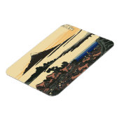 古代甲斐国 |葛飾北斎スケッチ マグネット (左側)