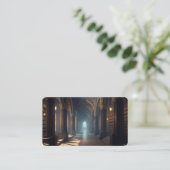 古代知識ブックマークのホール 名刺 (スタンド正面)