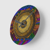 古代神秘的な魔法魔法とポーションV ラウンド壁時計 (傾斜)