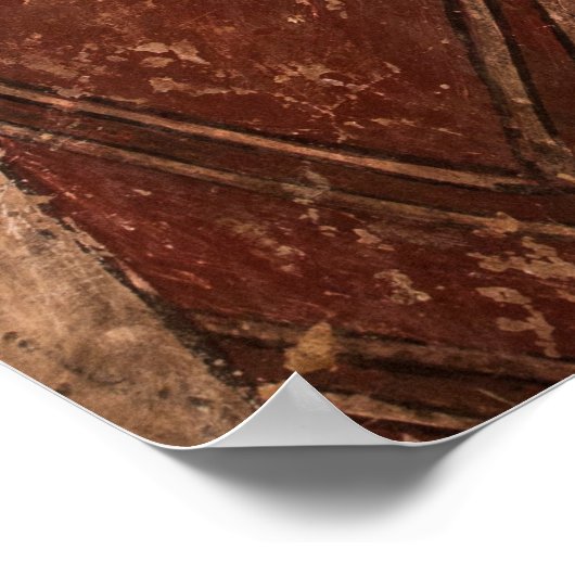 古代絵画仏 ポスター (角)