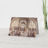 古代美術学校の挨拶状 カード (正面)