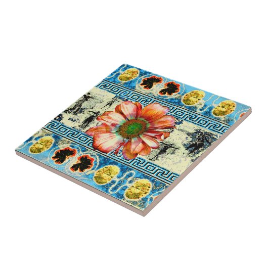 古代舞踊 タイル (側面)