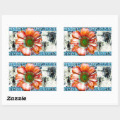 古代舞踊 長方形シール (シート)