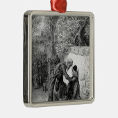 「古代船員の霜」からの場面、 メタルオーナメント (右)