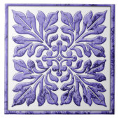 古代英国のタイルのカッコいいの紫色 タイル (正面)