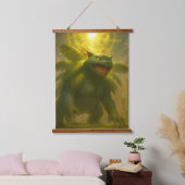 古代遺跡の輝かしい守護者 吊り下げ型タペストリー (寝室)