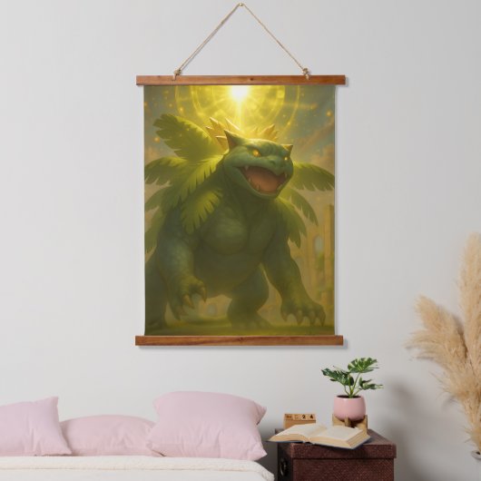 古代遺跡の輝かしい守護者 吊り下げ型タペストリー (寝室)