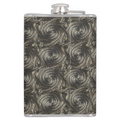 古代銀製のケルト族の螺線形の結合型 フラスク (裏面)