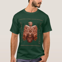 古代銅のピオリア・ファルコン復元Tシャツ Tシャツ