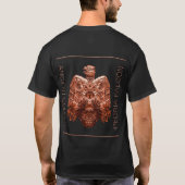 古代銅のピオリア・ファルコン復元Tシャツ Tシャツ (裏面)