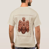 古代銅のピオリア・ファルコン復元Tシャツ Tシャツ (裏面)
