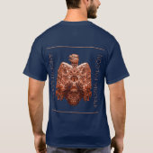 古代銅のピオリア・ファルコン復元Tシャツ Tシャツ (裏面)