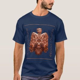 古代銅のピオリア・ファルコン復元Tシャツ Tシャツ