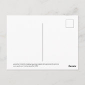 古代銅ペオリア《鳥》ハヤブサ復元はがき ポストカード (裏面)