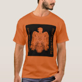 古代銅ペオリア《鳥》ハヤブサ復元 Tシャツ (正面)