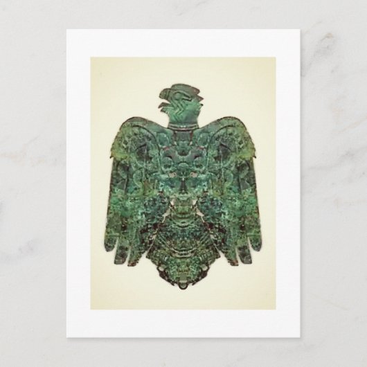 古代銅ペオリアIL《鳥》ハヤブサ1859カードが見つかった ポストカード (正面)