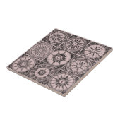 古代風力バラセラミックス図 タイル (側面)