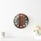 古代黙想II ラウンド壁時計 (ホーム)