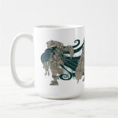 古代Jazztecs コーヒーマグカップ (左)