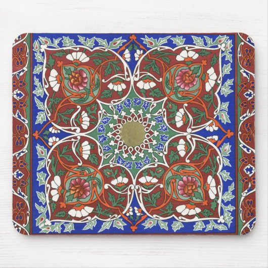 古代Tadjikのデザインのマウスパッド マウスパッド (正面)