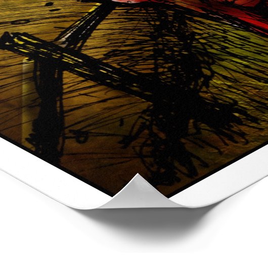 古傷を飲む ポスター (角)