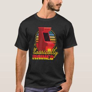 古典的に訓練されたアーケードゲーマーレトロゲームゲーミン Tシャツ