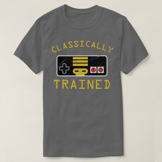 古典的に訓練されたビデオゲーム Tシャツ (デザイン正面)