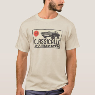 古典的に訓練された手動変速機カー Tシャツ