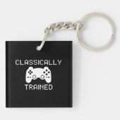 古典的に訓練された キーホルダー (裏面)