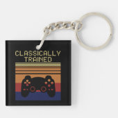 古典的に訓練された キーホルダー (裏面)