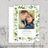 古典的エレガントな素朴縁どフローラの セーブザデート