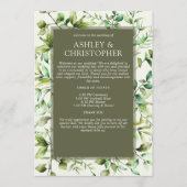 古典的エレガントな素朴縁どフローラの プログラム (正面)