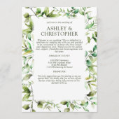 古典的エレガントな素朴縁どフローラの プログラム (正面)