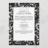 古典的エレガントな素朴縁どフローラの プログラム (正面)