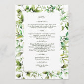 古典的エレガントな素朴縁どフローラの メニュー (正面)