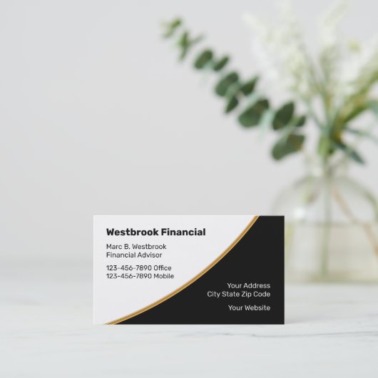 古典金融サービス 名刺 (スタンド正面)