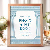 古史の写真のゲストブックサインイベント ポスター