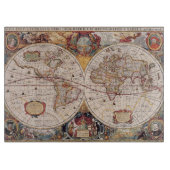 古地図 カッティングボード (正面)