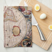 古地図 キッチンタオル (四つ折り)