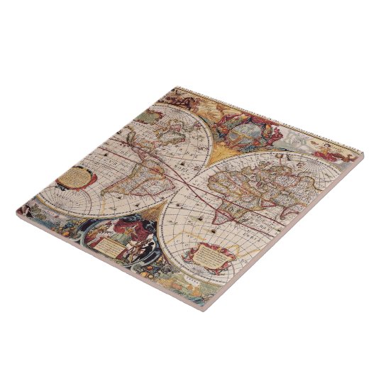 古地図 タイル (側面)