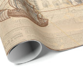 古地図 ラッピングペーパー (ロールコーナー)