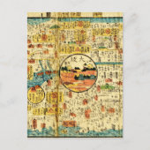 古地図 関西 ポストカード (正面)