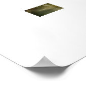 古城の素晴らしい水の色のポスフランスのター ポスター (角)